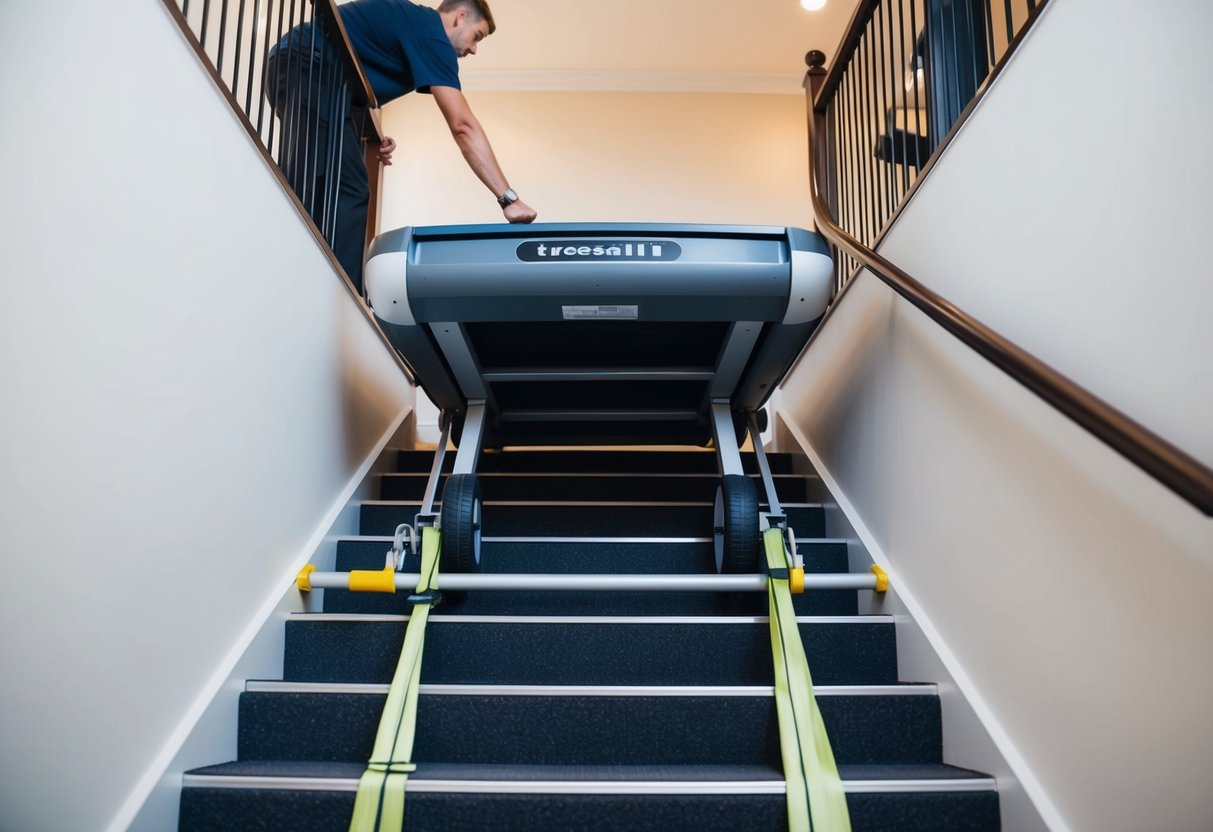 How to Move a Treadmill Down Stairs