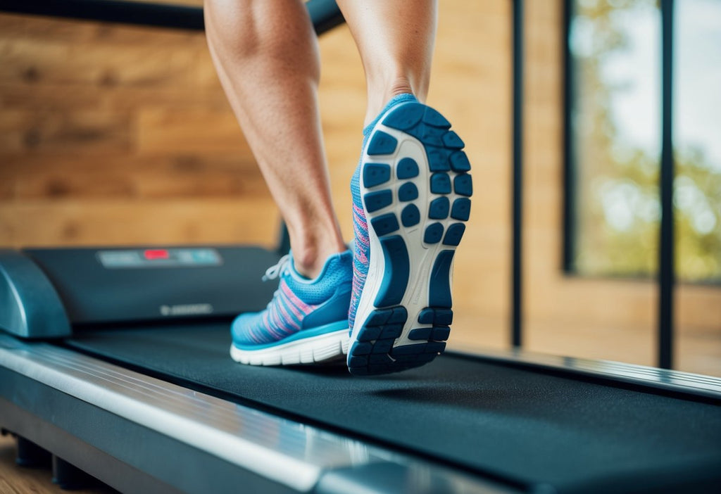 Running Barefoot on Treadmill