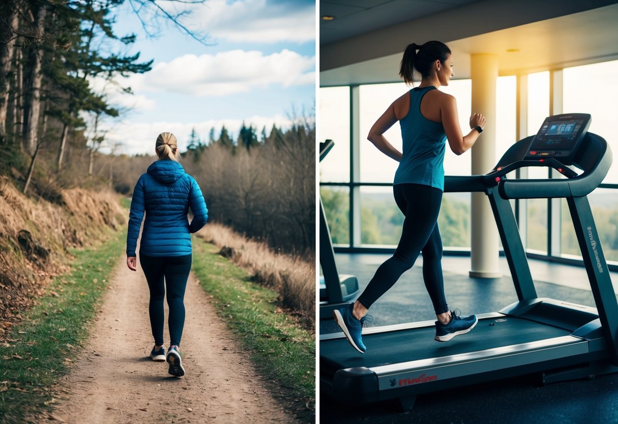 Walking Outside vs Walking Pad Treadmill